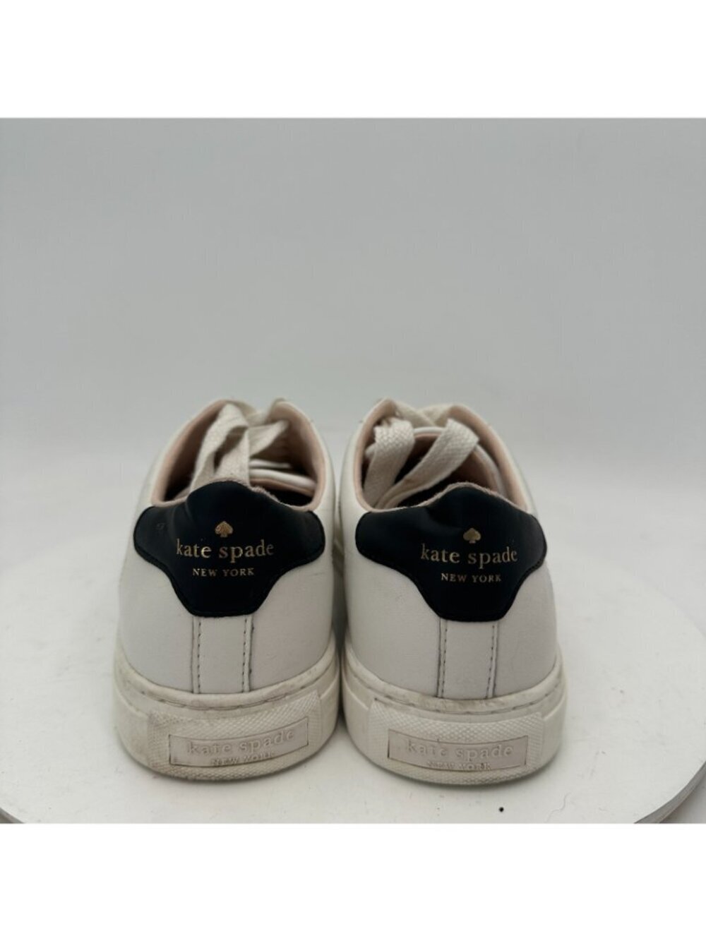 Kate Spade Angelise Women Size 7.5B White Leather Silhouette Casual Shoes - Picture 5 of 12